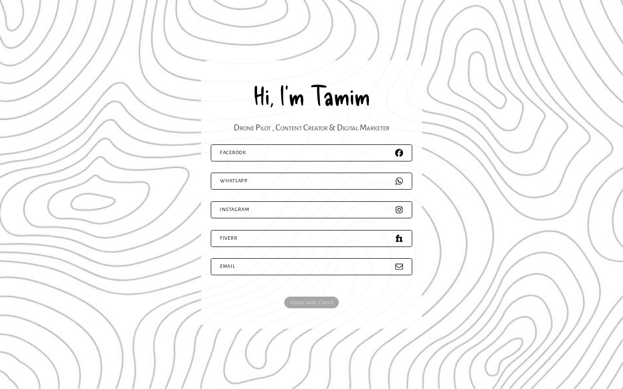 Carrd profile picture for @tamim